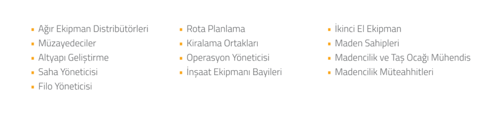 SEKTÖR KATILIMCILARI